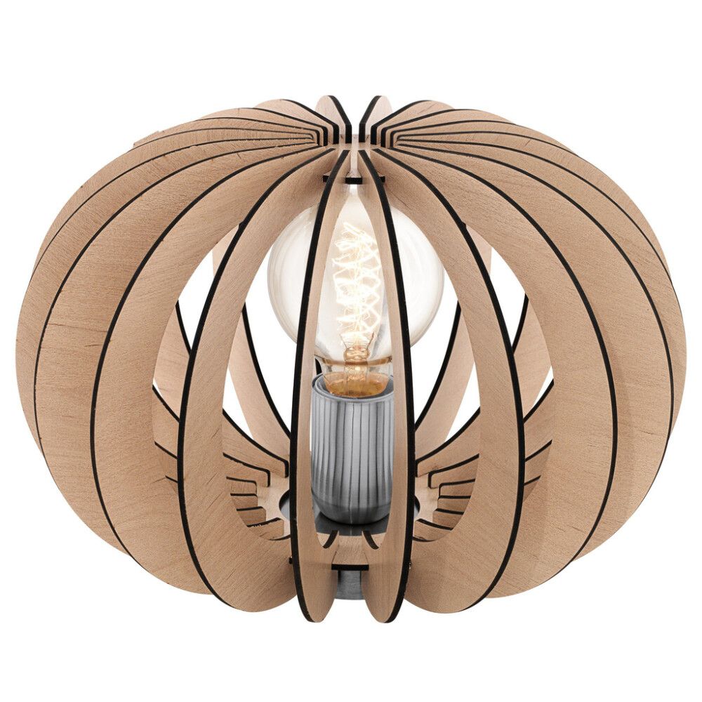 Pöytävalaisin Eglo Stellato Puu/Harjattu teräs