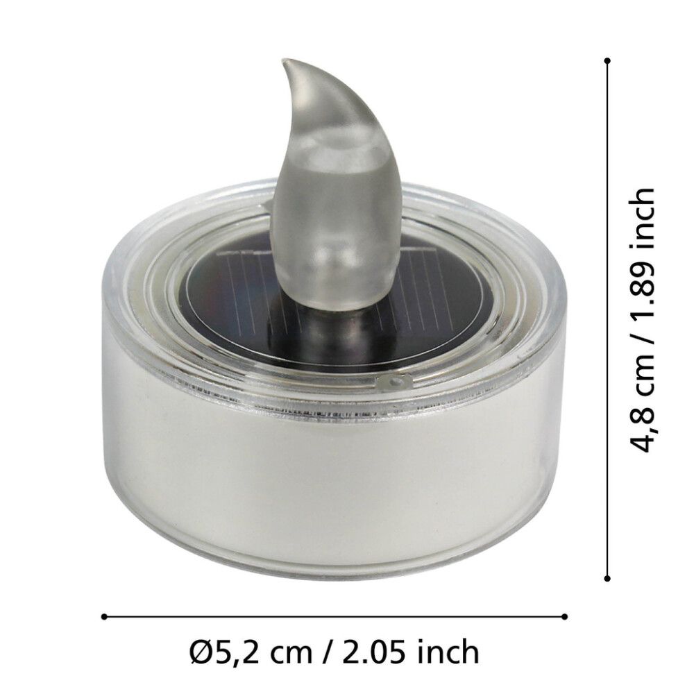 Solar kynttilät Eglo Ø 5,2 cm 3 kpl/pkt