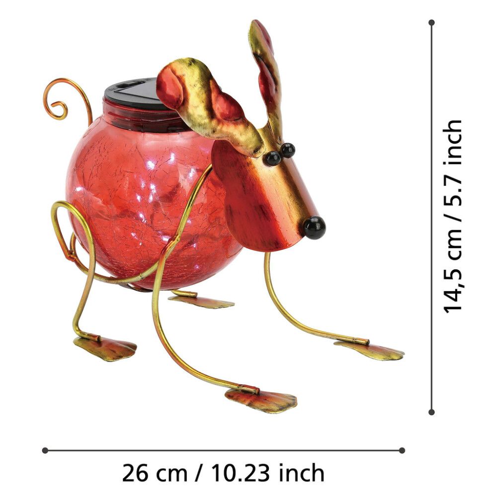 Solar koira Eglo 26 x 14,5 cm