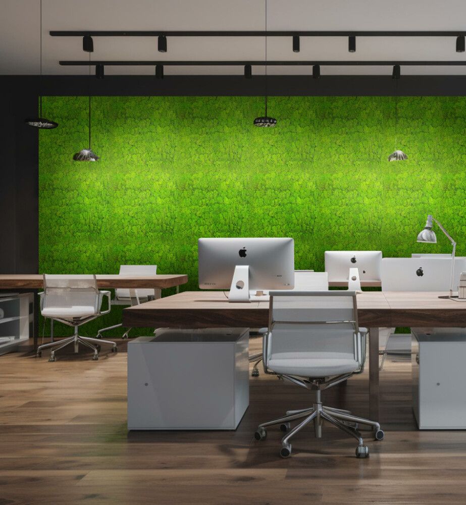 Seinäpaneeli Jangal Moss Bright Green 52 x 52 cm