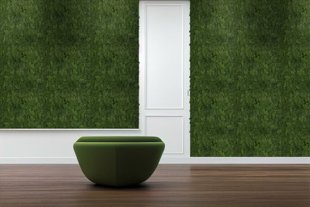 Seinäpaneeli Jangal Moss Dark Green 52 x 52 cm