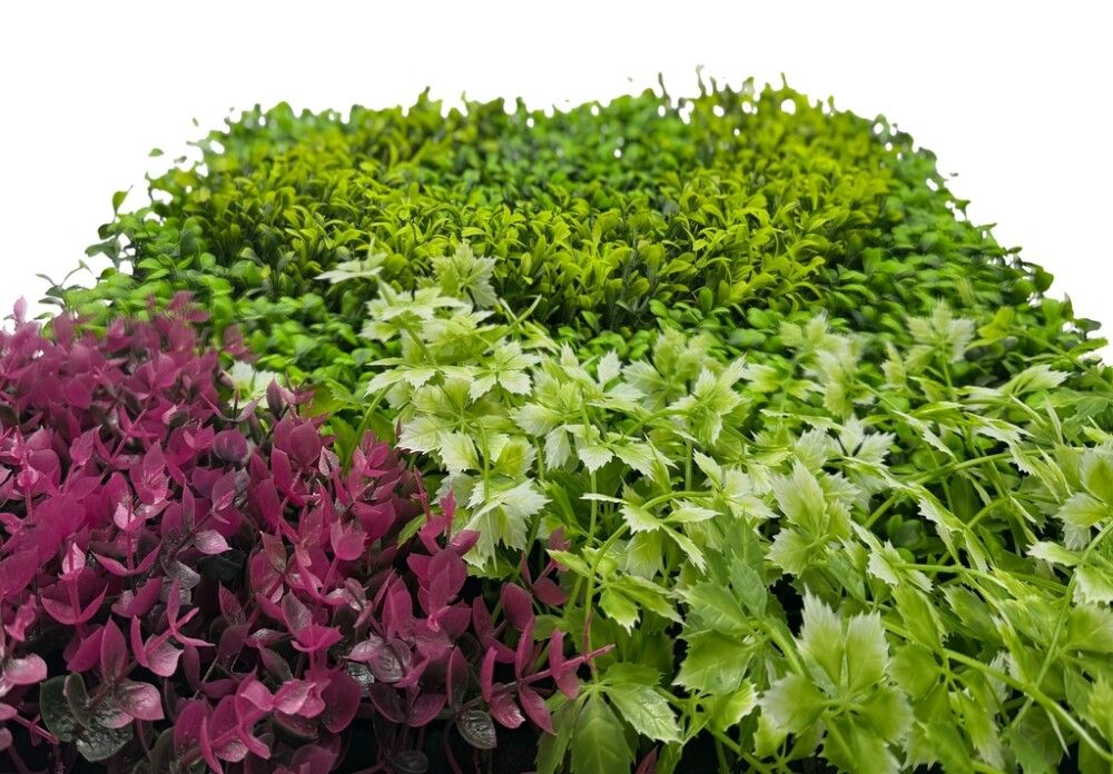 Seinäpaneeli Jangal Pink Mixed Design Flora 52 x 52 cm