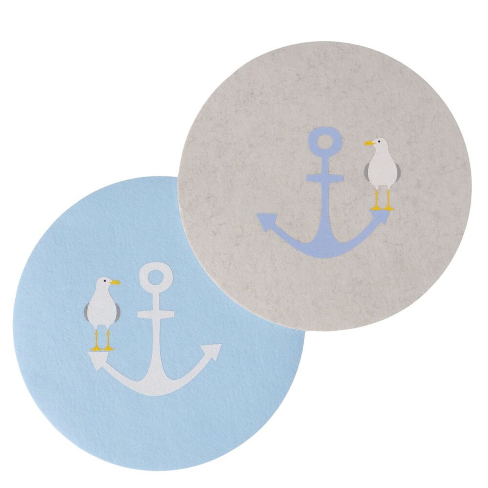 Pöytätabletti Boltze Hallig lajitelma Ø 38 cm 2 kpl/pkt