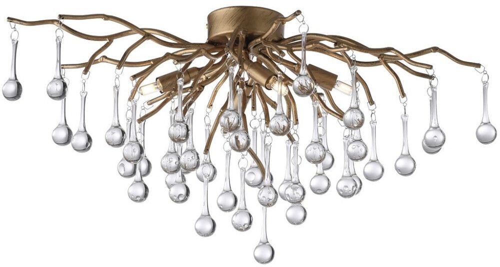 Kattovalaisin Paul Neuhaus Icicle messinki Ø 60 cm