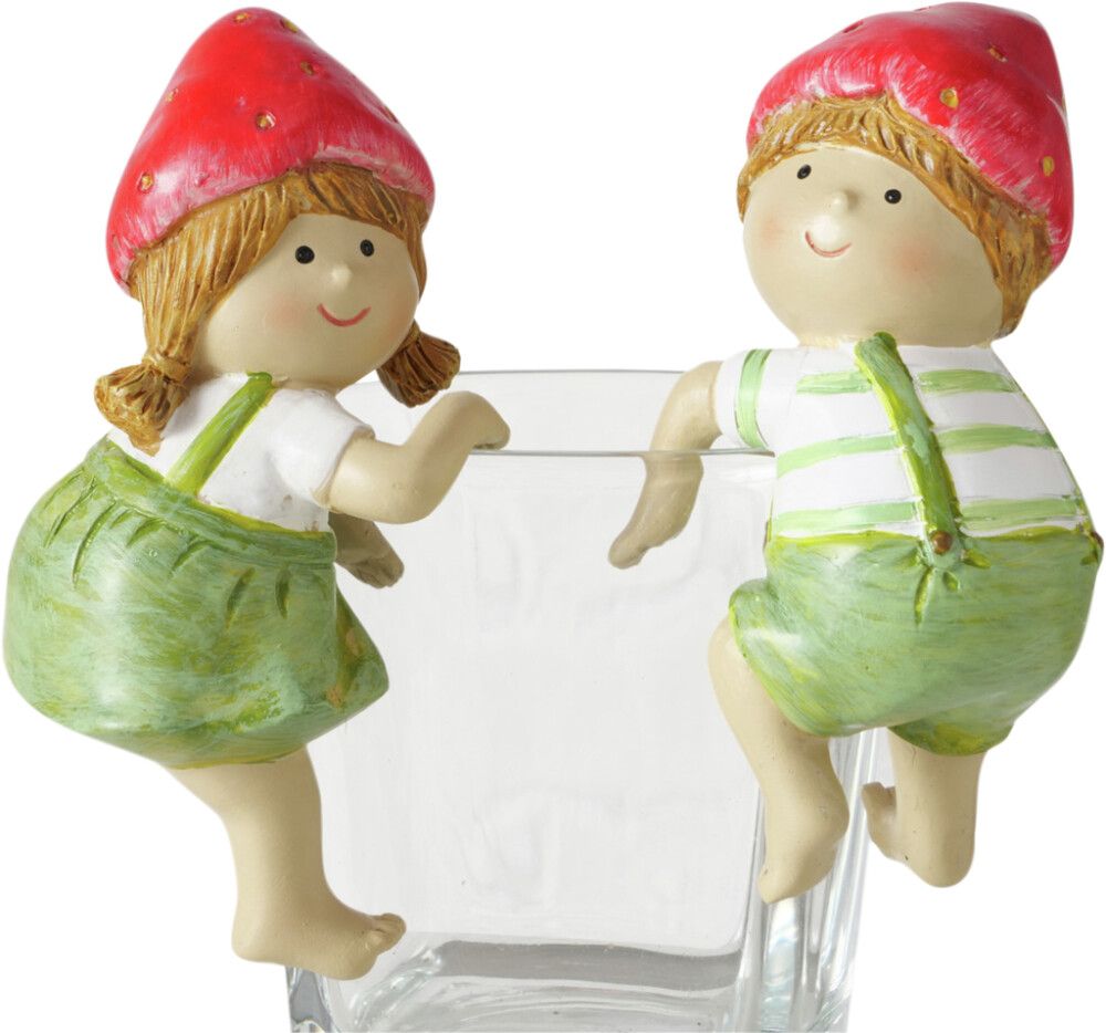 Ruukkukoriste mansikkapipo 11 cm lajitelma