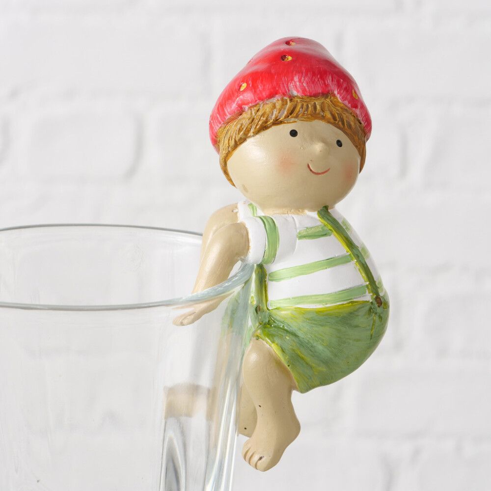 Ruukkukoriste mansikkapipo 11 cm lajitelma