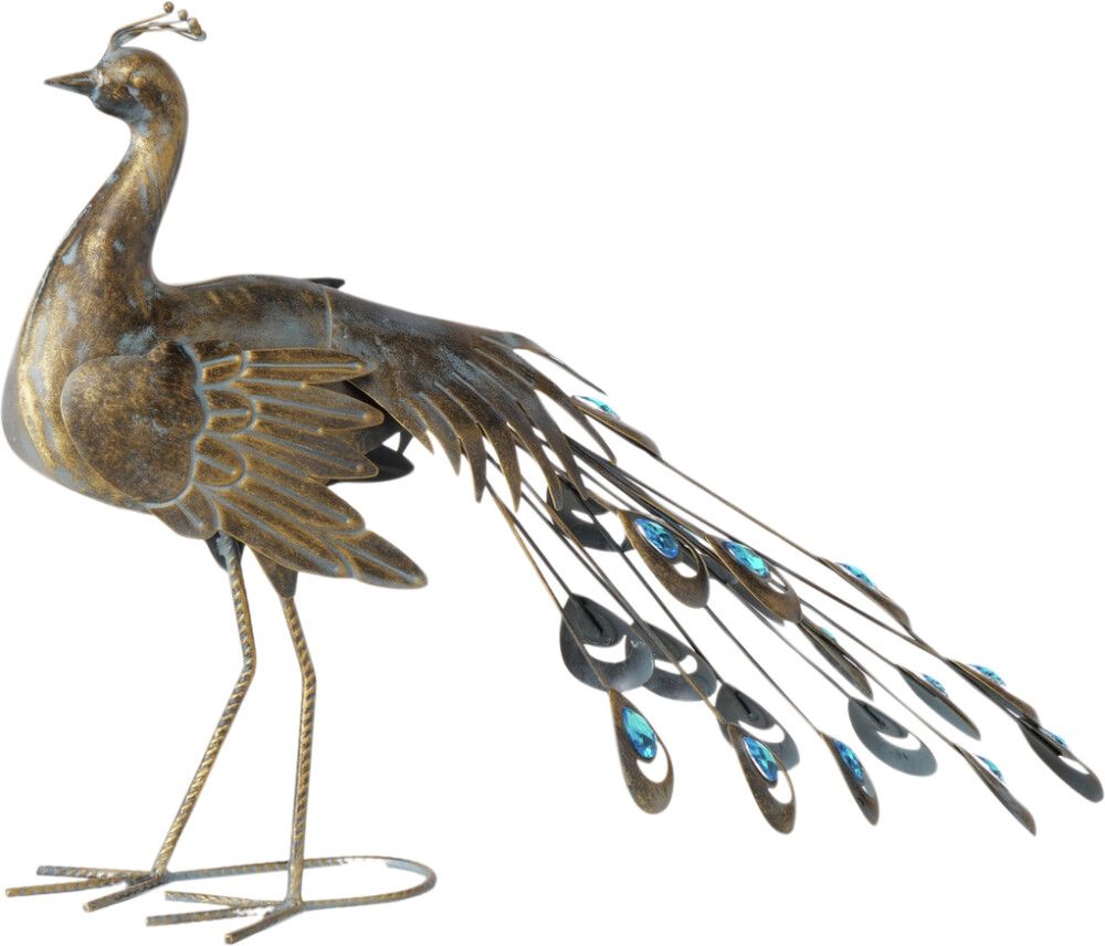 Puutarhapatsas riikinkukko 47 cm