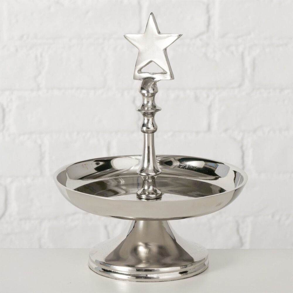 Tarjotin Boltze Hopea Tähti 23 cm
