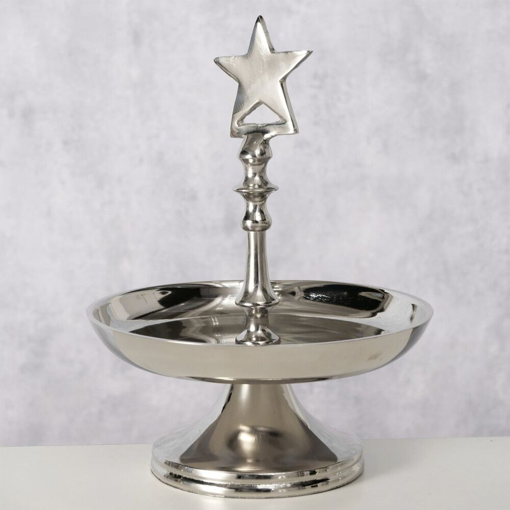 Tarjotin Boltze Hopea Tähti 23 cm