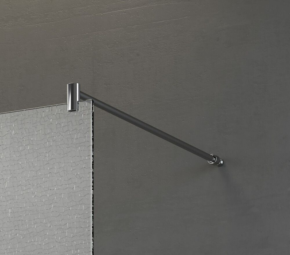 Walk-in suihkuseinä Camargue crash glass S63 85 cm