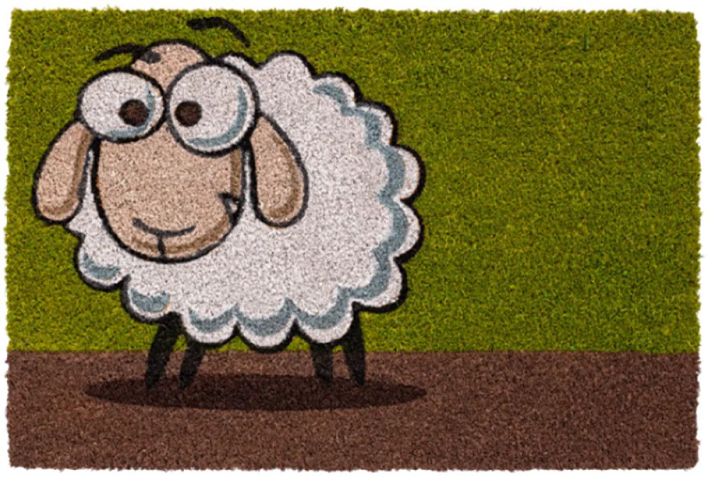 Kynnysmatto Hamat Ruco Print Lammas 40 x 60 cm