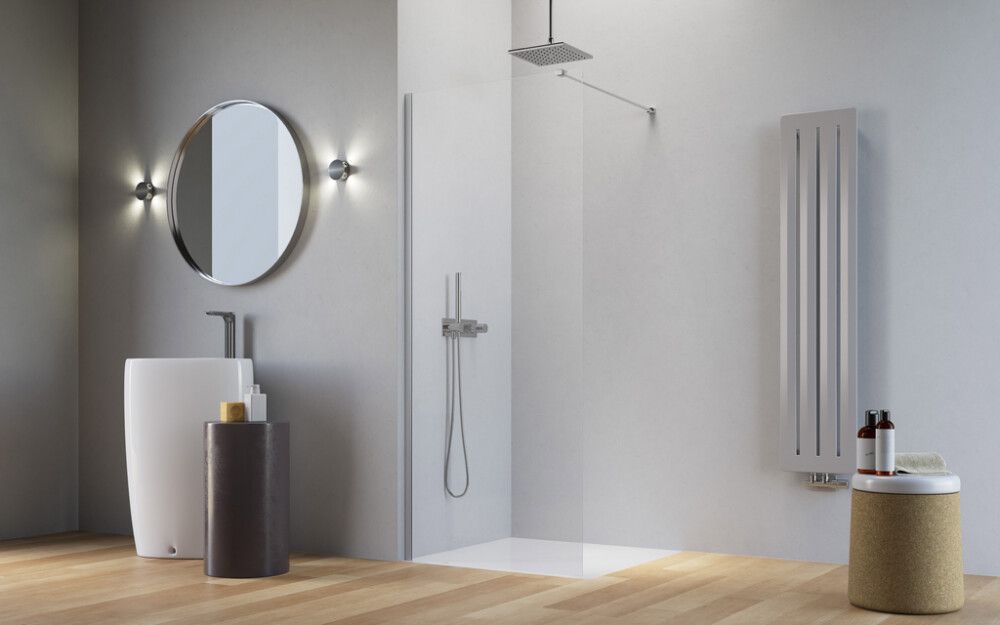 Kiinteä suihkuseinä Camargue High 5 90 cm