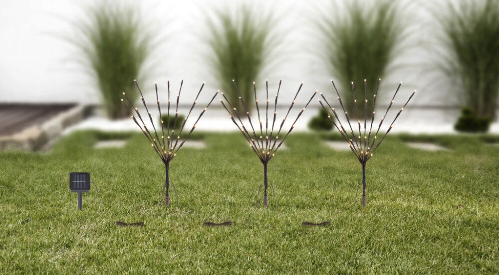 Solar Valosarja Globo 3-osainen Ruskea 62 cm