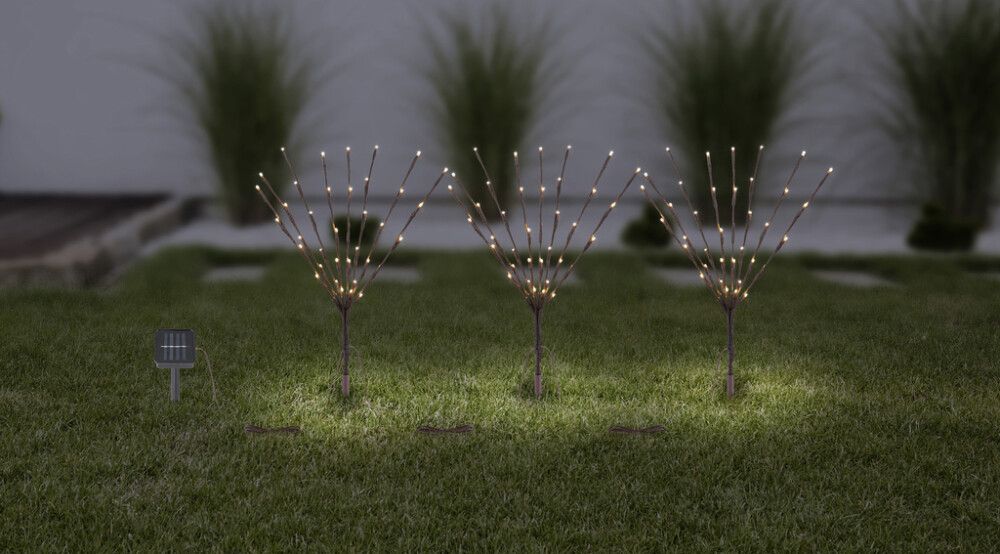 Solar Valosarja Globo 3-osainen Ruskea 62 cm