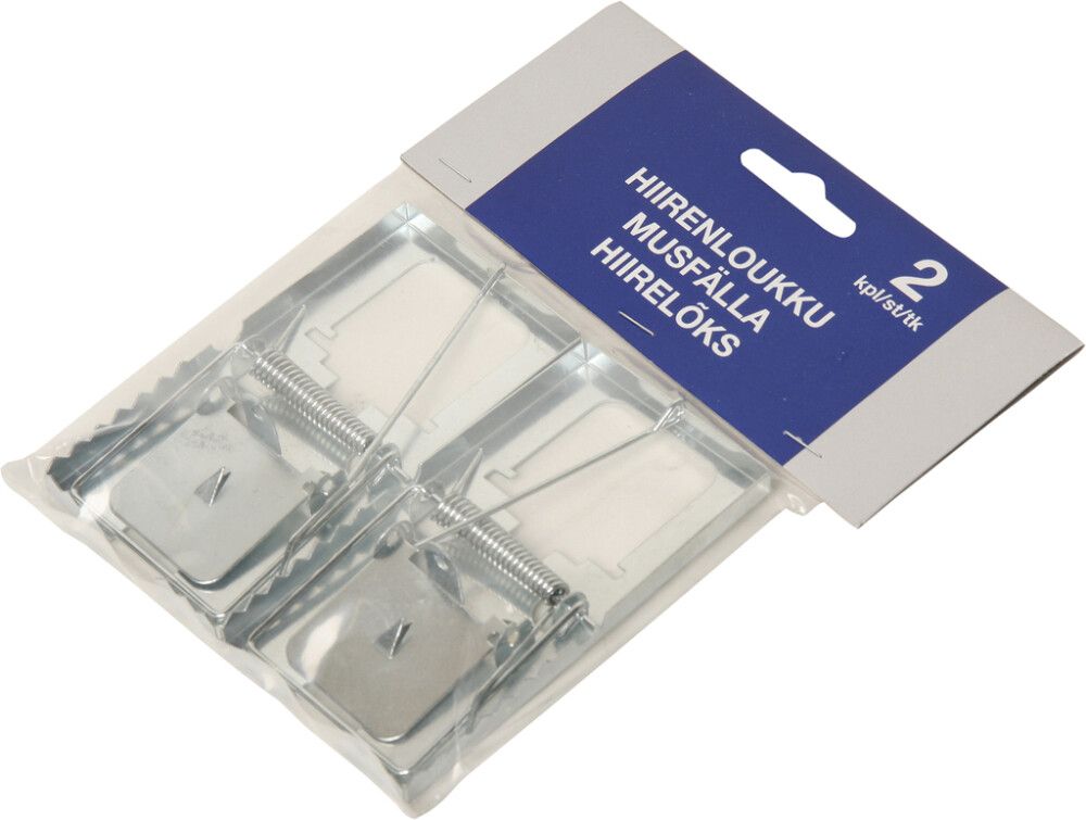 Hiirenloukku 9,5 x 5 cm 2 kpl