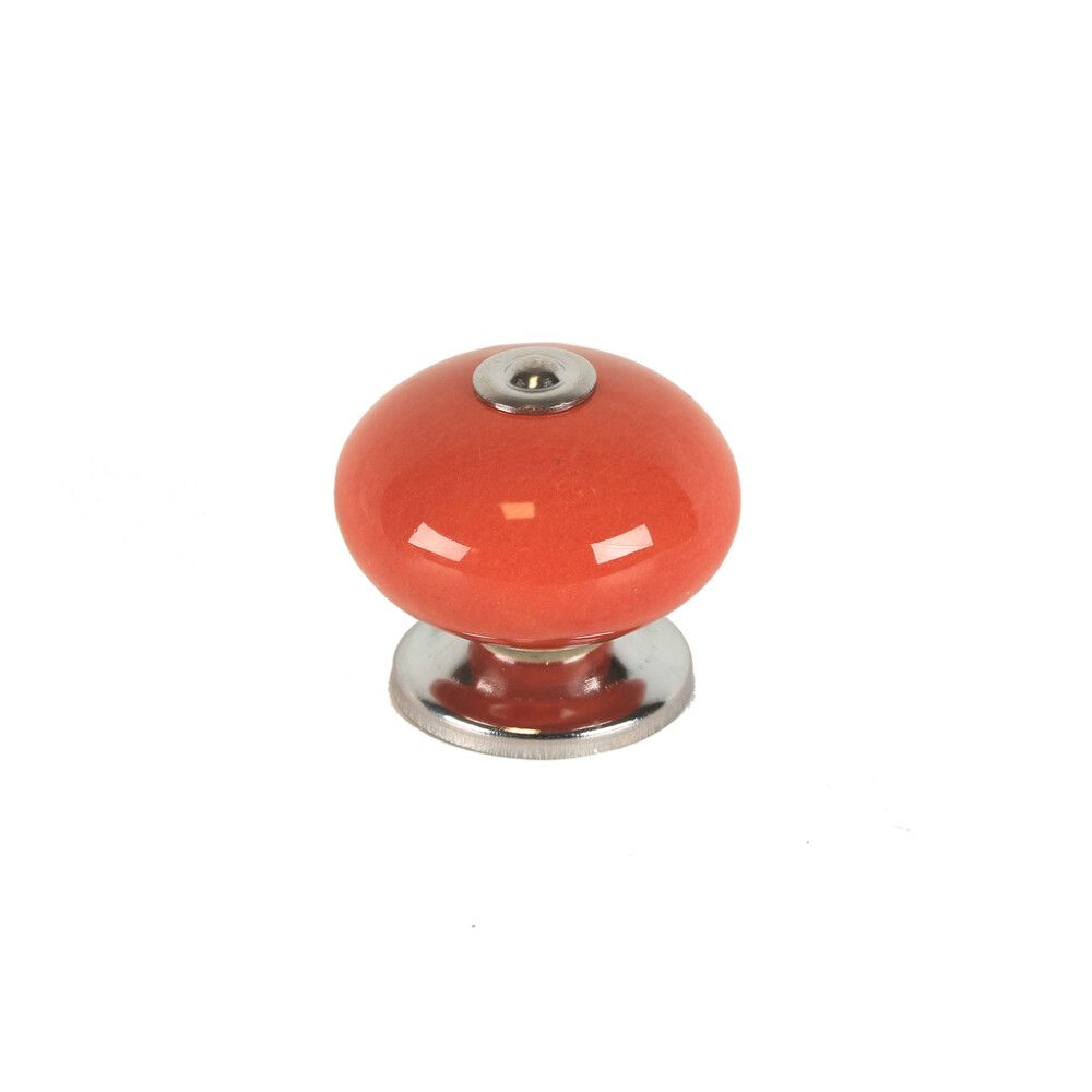 Nuppi REI oranssi posliini 40 mm