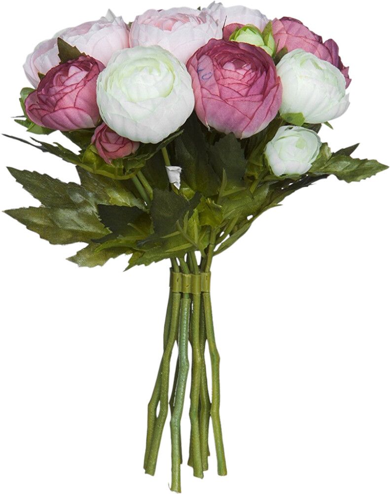 Silkkikasvi leinikkikimppu rosa