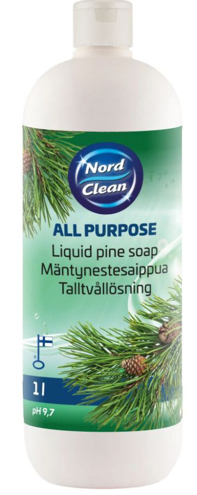 Mäntynestesaippua Nord Clean 1 l