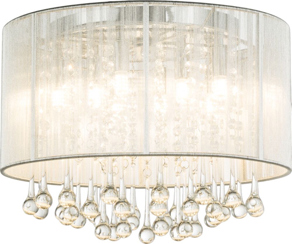 Kattovalaisin Globo Sierra kromi Ø 40 cm