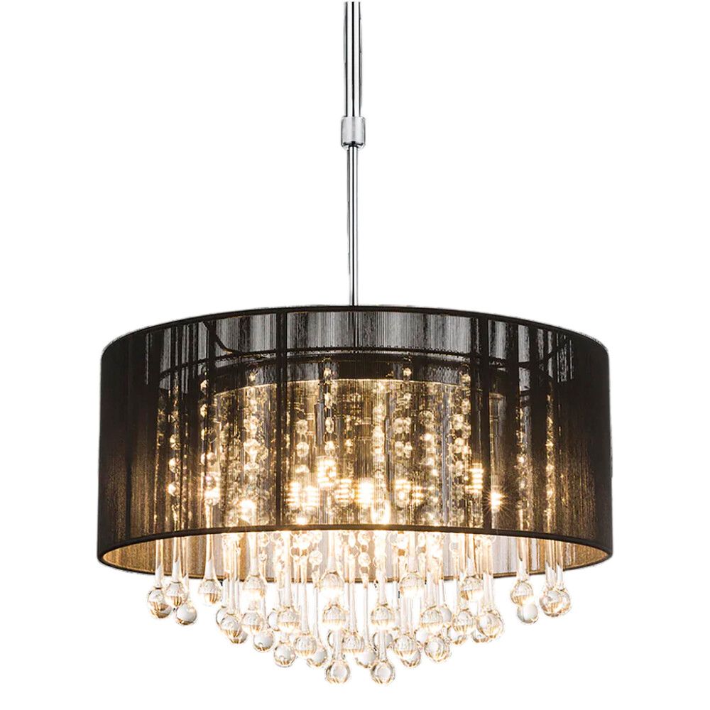 Riippuvalaisin Globo Bagana kromi Ø 50 cm