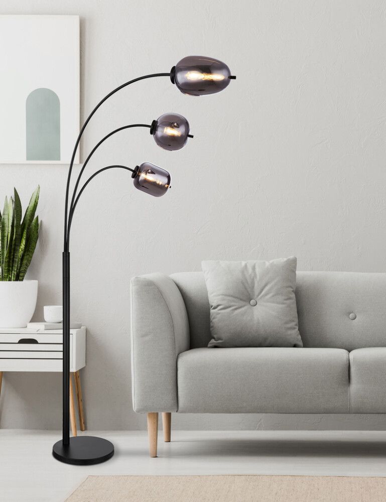 Lattiavalaisin Globo Blacky 3-os 175 cm Musta