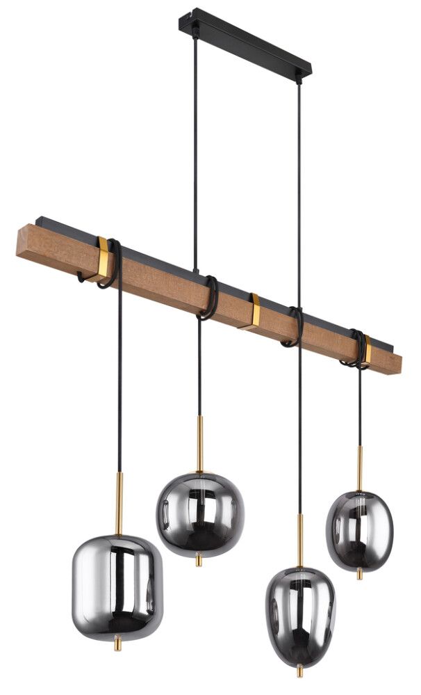 Riippuvalaisin Globo Blacky 4-os musta/puu