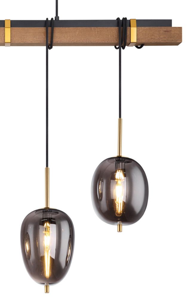 Riippuvalaisin Globo Blacky 4-os musta/puu