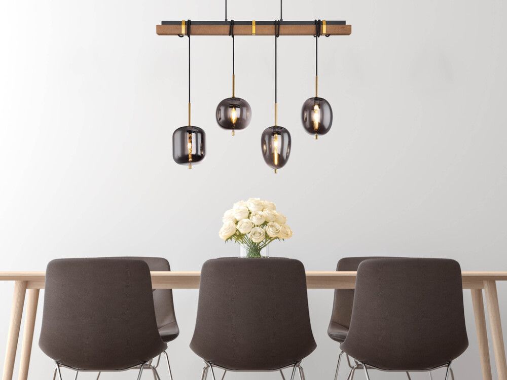 Riippuvalaisin Globo Blacky 4-os musta/puu