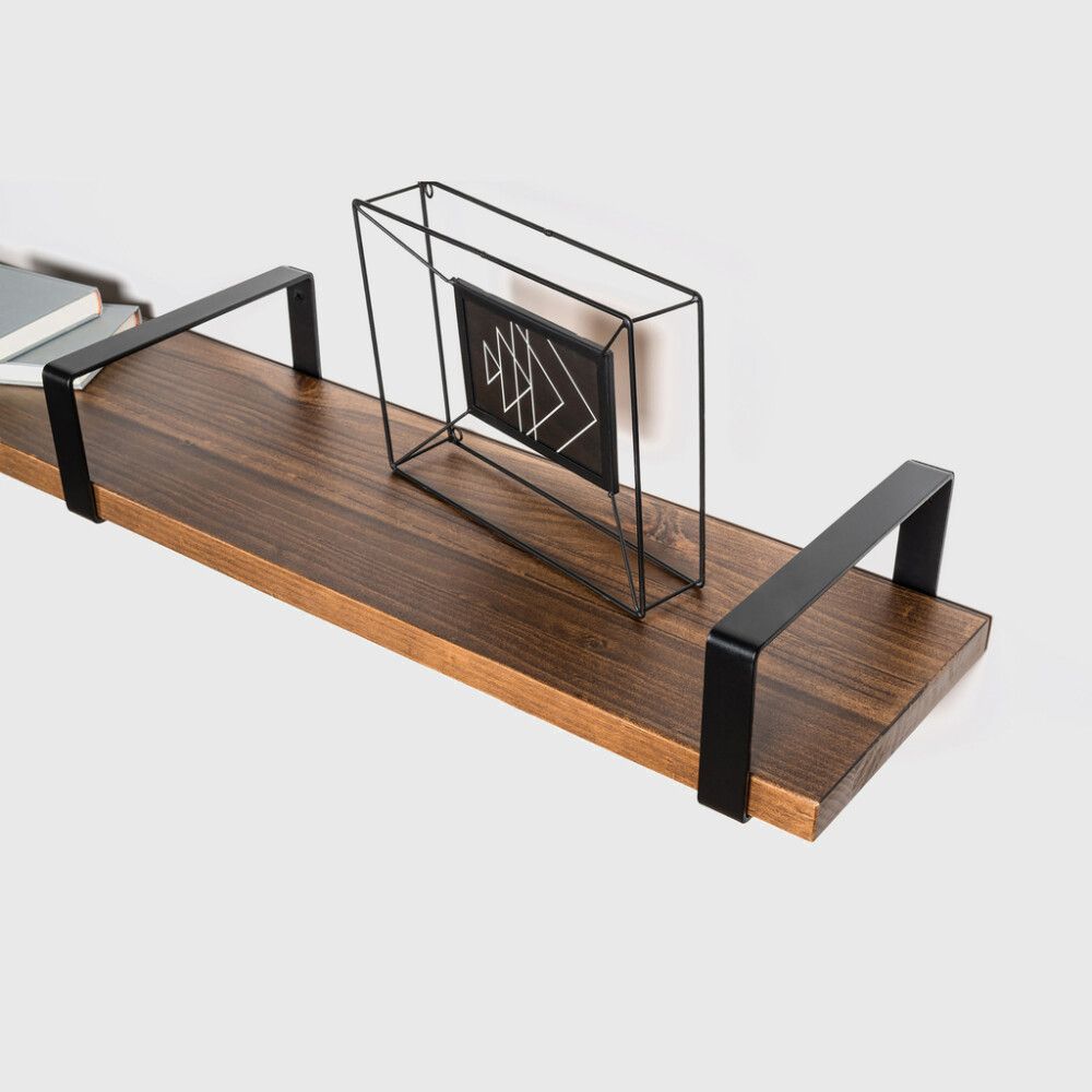 Hyllynkannatin REI 21 x 10 x 3 cm musta