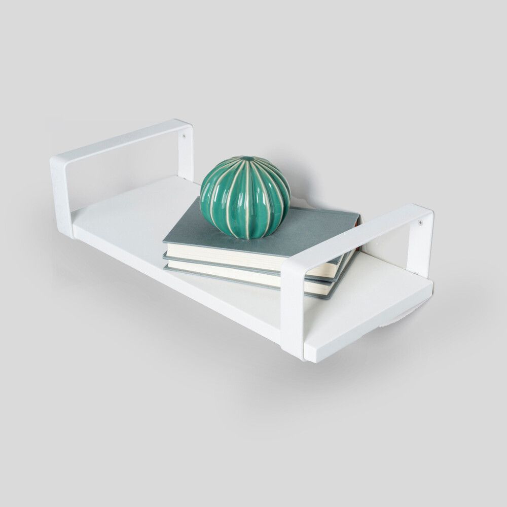 Hyllynkannatin REI 26 x 12 x 3 cm valkoinen