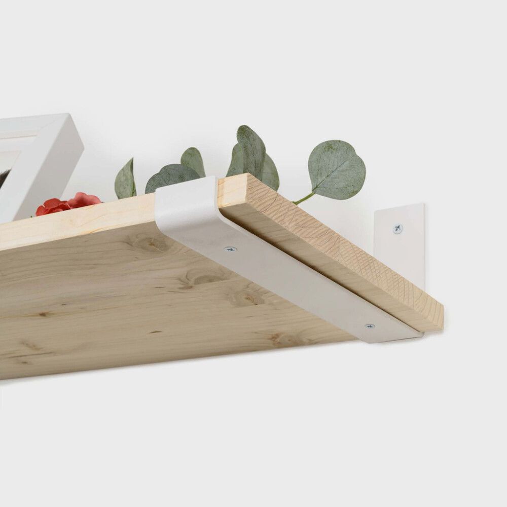 Hyllynkannatin REI 26,1 x 10,3 x 4 cm valkoinen