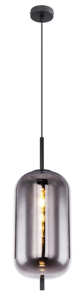 Riippuvalaisin Globo Blacky 1-os musta Ø 22 cm