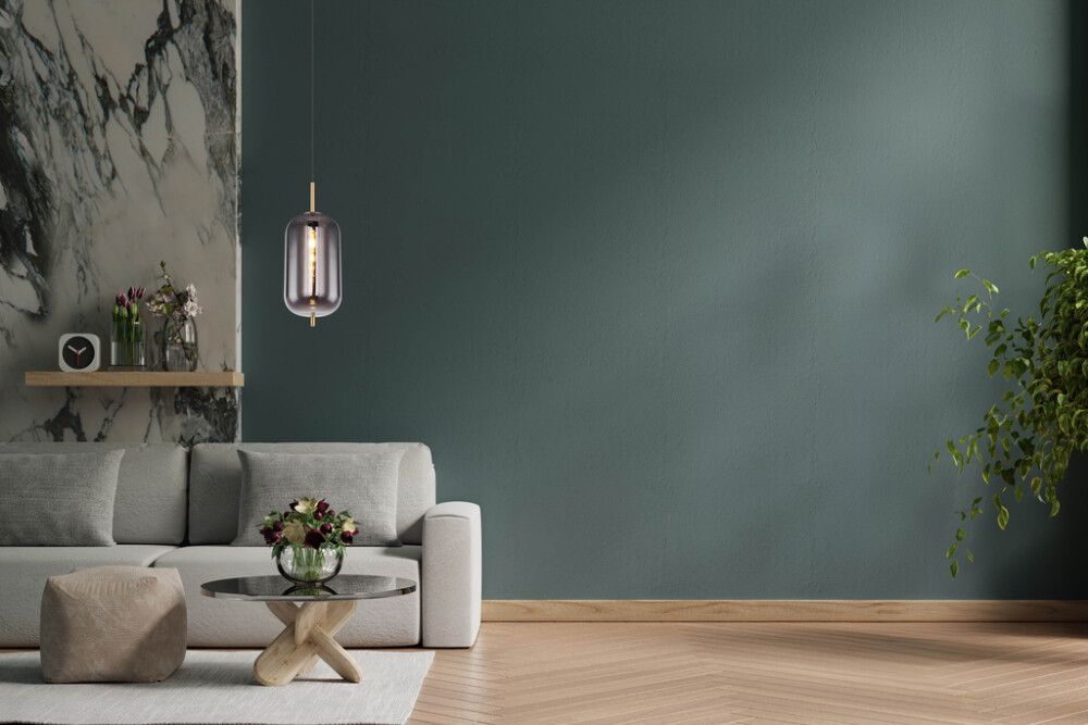 Riippuvalaisin Globo Blacky I 1-os messinki Ø 22 cm