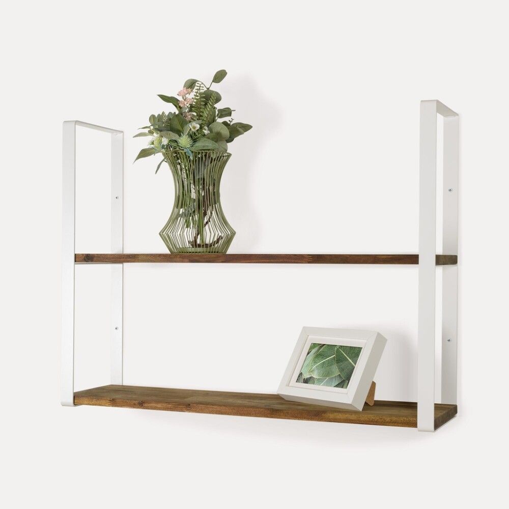 Hyllynkannatin REI 60,8 x 21 x 3 cm valkoinen