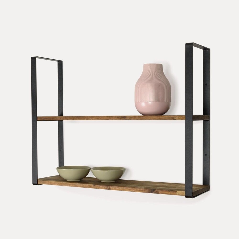 Hyllynkannatin REI 60,8 x 21 x 3 cm musta