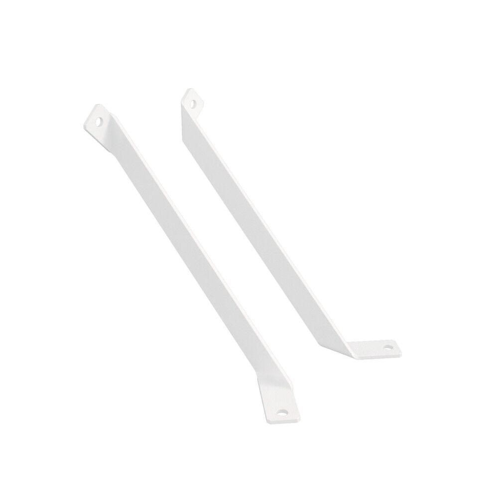 Hyllynkannatin REI 23,8 x 3,8 x 2 cm valkoinen