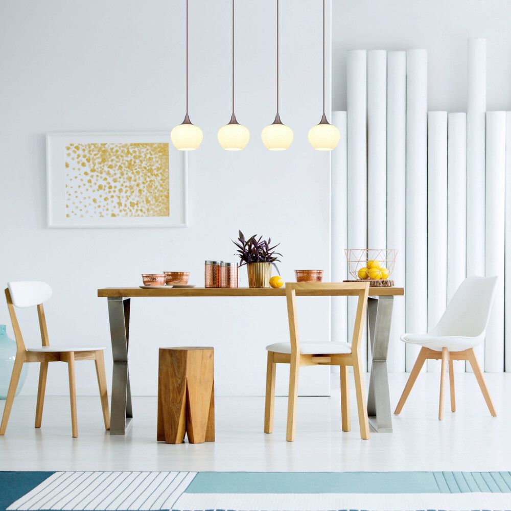 Riippuvalaisin Globo Maxy 4-os kahvi/opaalilasi 100 cm