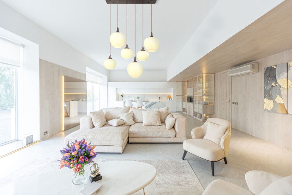 Riippuvalaisin Globo Maxy 6-os kahvi/opaalilasi 86 cm