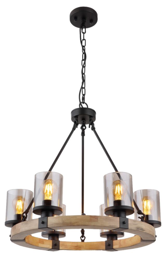 Riippuvalaisin Globo Lila 6-os musta/tummanruskea Ø 59 x 98 cm