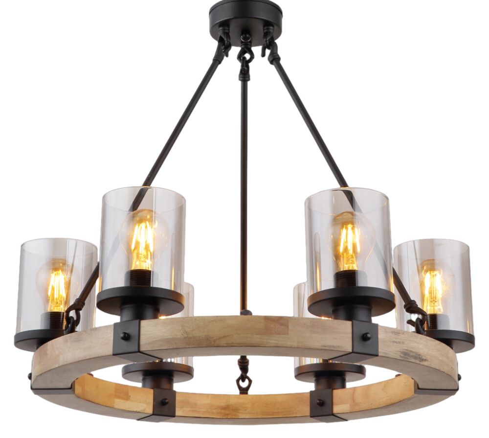 Riippuvalaisin Globo Lila 6-os musta/tummanruskea Ø 59 x 98 cm