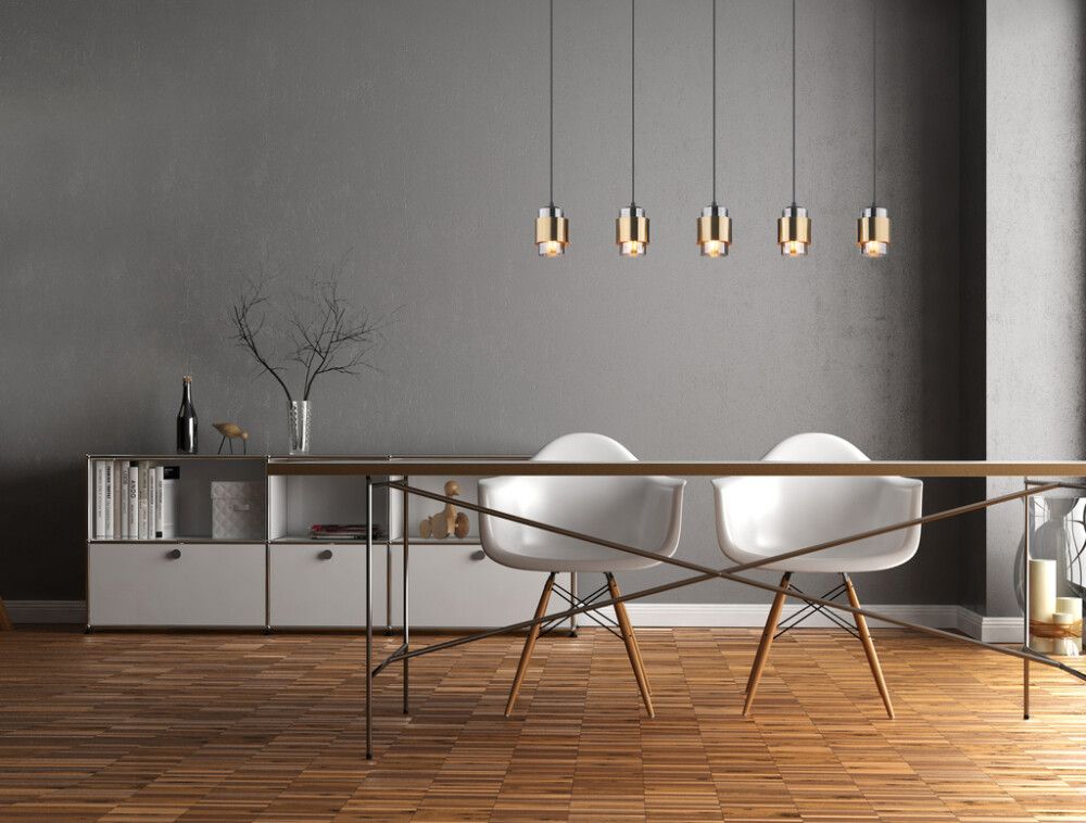 Riippuvalaisin Globo Milley 5-os musta/messinki 105 cm