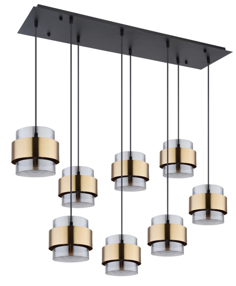 Riippuvalaisin Globo Milley 8-os musta/messinki 103 cm