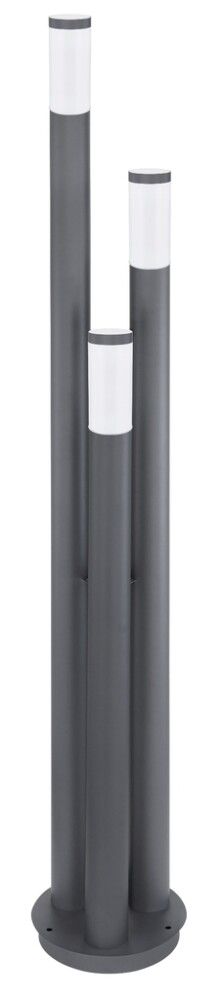 Pylväsvalaisin Globo Boston 3-os 170 cm Antrasiitti