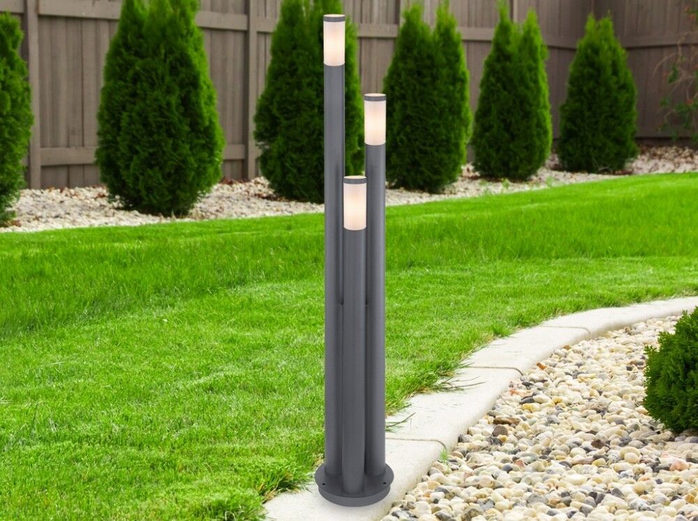 Pylväsvalaisin Globo Boston 3-os 170 cm Antrasiitti