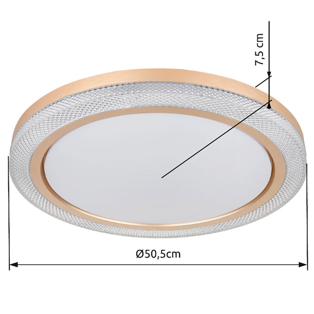 Kattovalaisin Globo Bolly RGB Ø 50,5 cm IP20