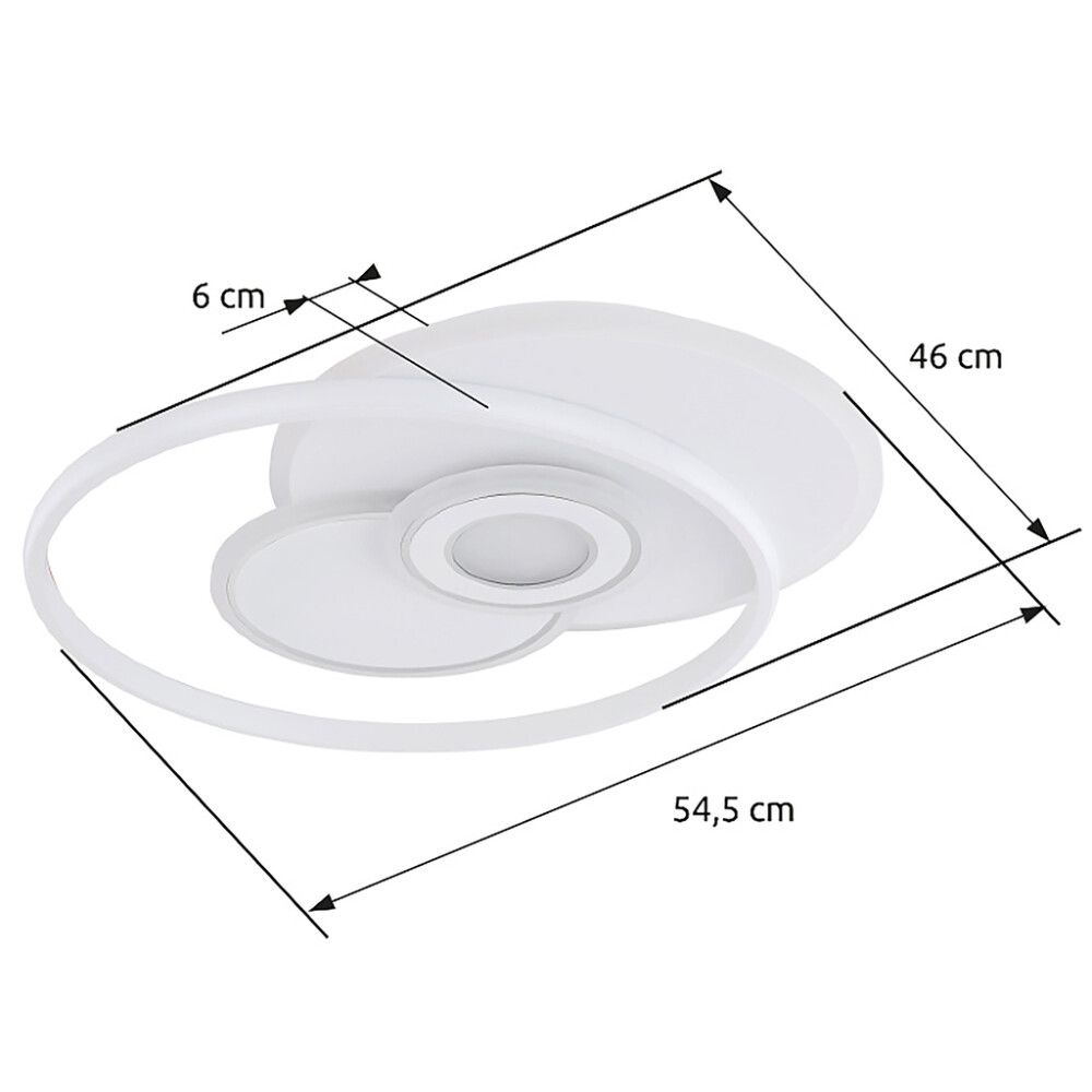 Kattovalaisin Globo Roderick 46 x 54,5 cm