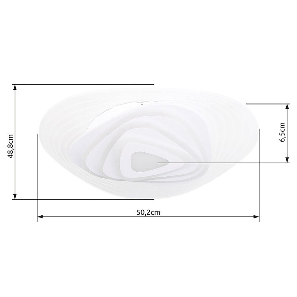 Kattovalaisin Globo Jocelyn 50,2 x 48,8 cm