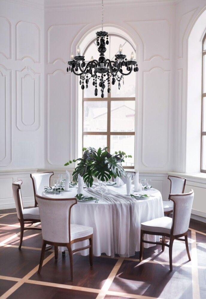 Riippuvalaisin Globo Cuimbra I 6-os musta Ø 67 cm