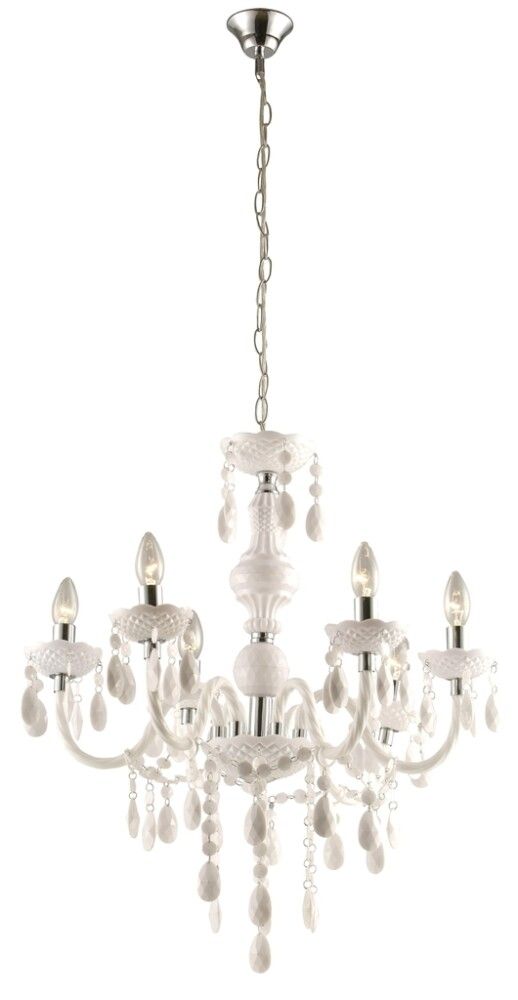 Riippuvalaisin Globo Cuimbra I 6-os valkoinen Ø 67 cm