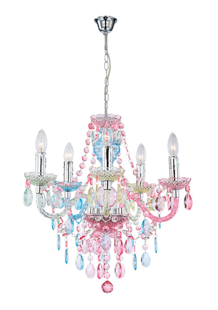 Riippuvalaisin Globo Nevada 5-os värikäs Ø 51 cm